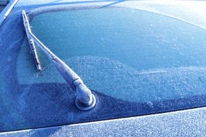 Frosted windscreen