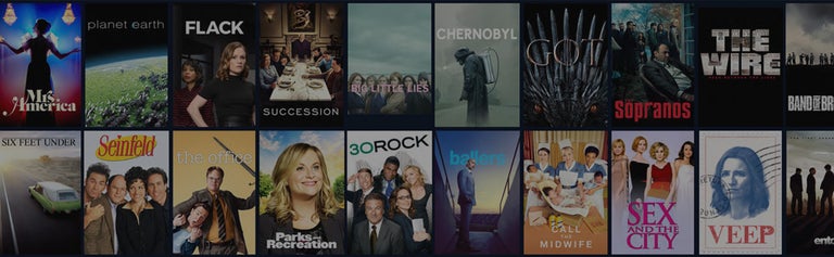 Stills of shows available on Binge streaming service