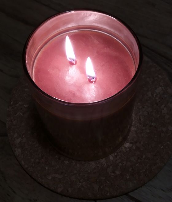 Lit candle in low light taken on Nokia 5.3