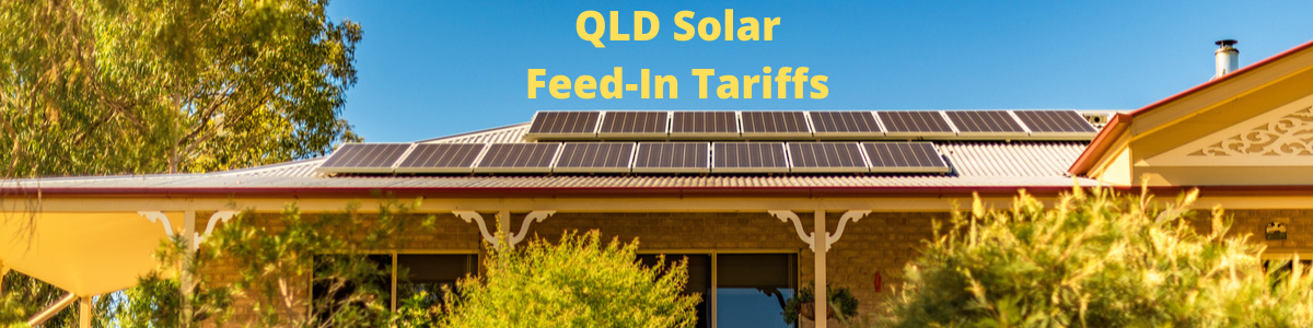 House with solar panels and QLD solar feed-in tariffs