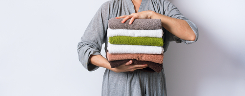 holding-stack-towel