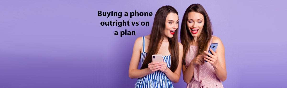is it better to buy iphone outright or on a plan