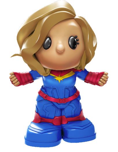Captain marvel ooshie hotsell