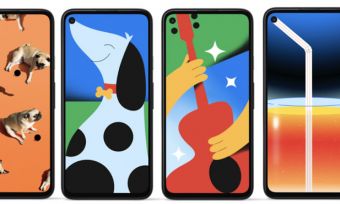 Google Pixel 4a wallpaper designs