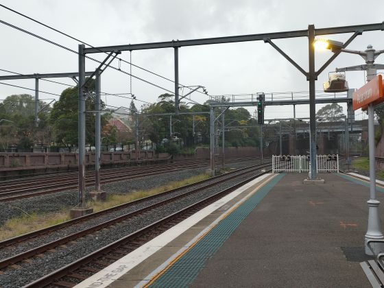 A railway station