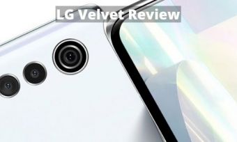 The LG Velvet smartphone