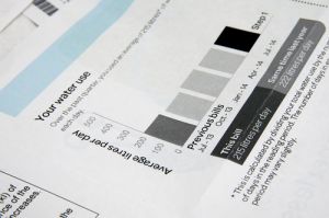 residential water bill example