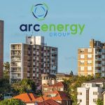 Blocks of units in Sydney with Arc Energy logo