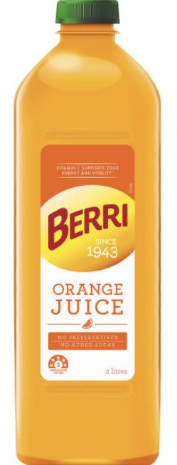 Berri orange juice
