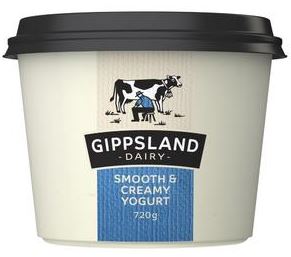 Best Gippsland yoghurt smooth & creamy