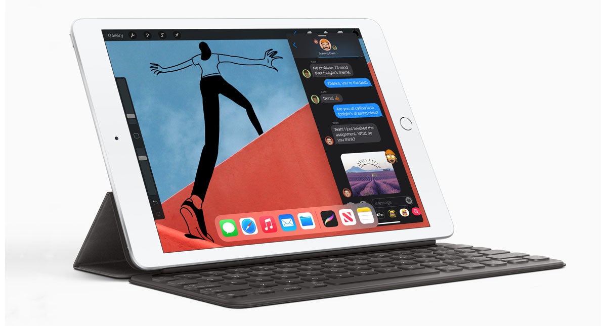 Apple iPad with keyboard