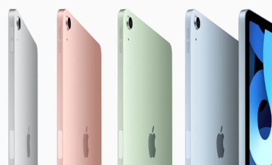 iPad Air in a range of colours