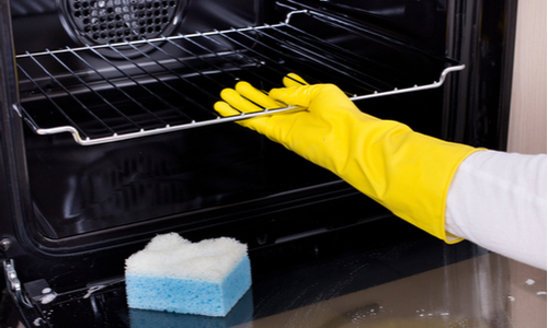 Pull oven apart to clean