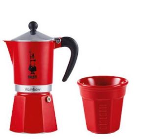 Bialetti Stovetop Espresso Maker and Cup Set