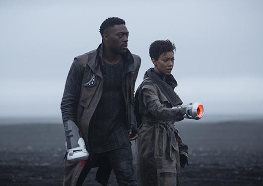 Still from season 3 of Star Trek Discovery