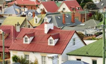 hobart rooftops powerlines