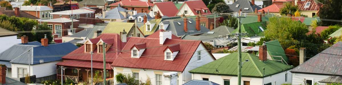 hobart rooftops powerlines