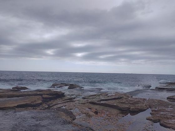 Ocean on overcast day