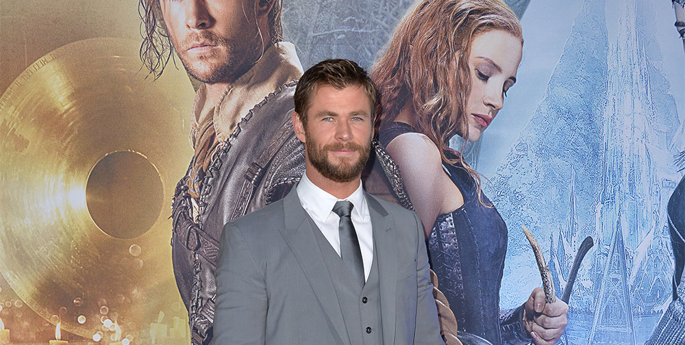 Chris Hemsworth at Huntsman: Winter's War premiere