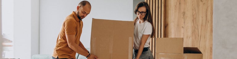 Couple Moving House
