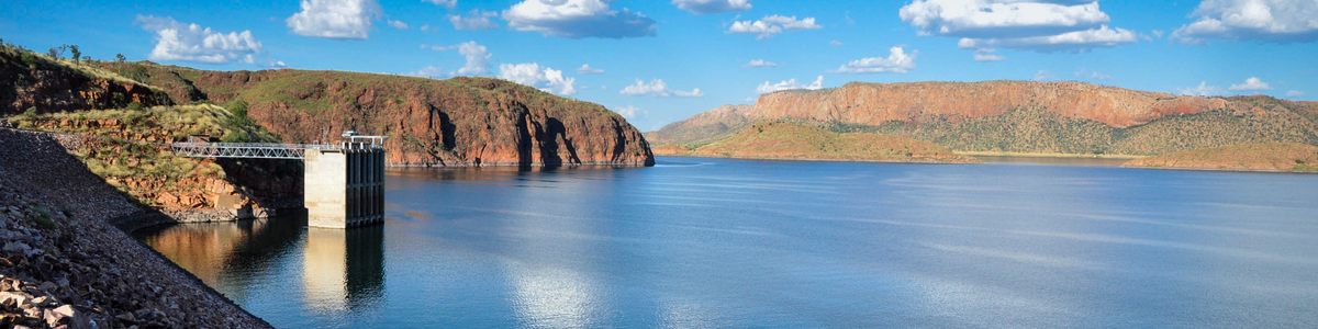 Large dam in Australia