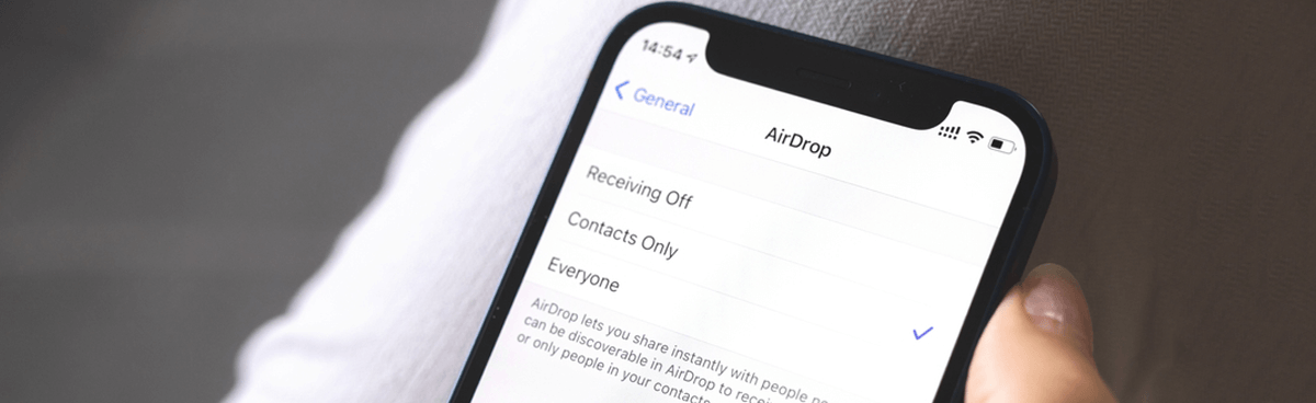 AirDrop on iPhone