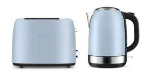 Breville toaster and kettle set blue