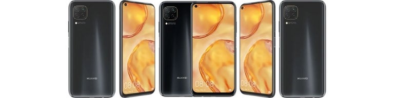 The Huawei Nova 7i from several angles