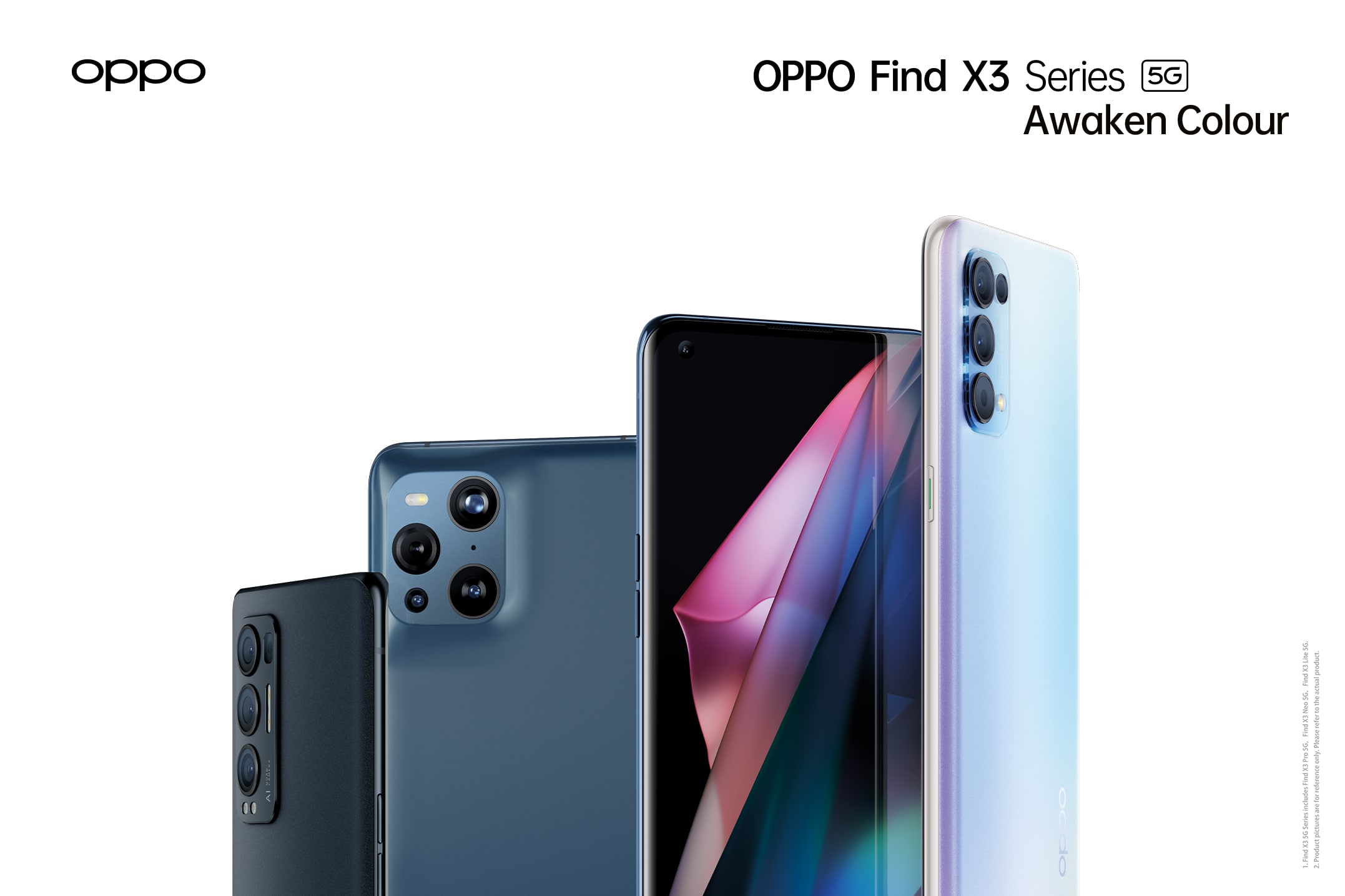 The OPPO Find X3 series of phones