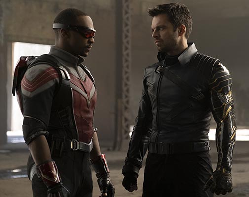 Still from The Falcon and The Winter Soldier show on Disney+