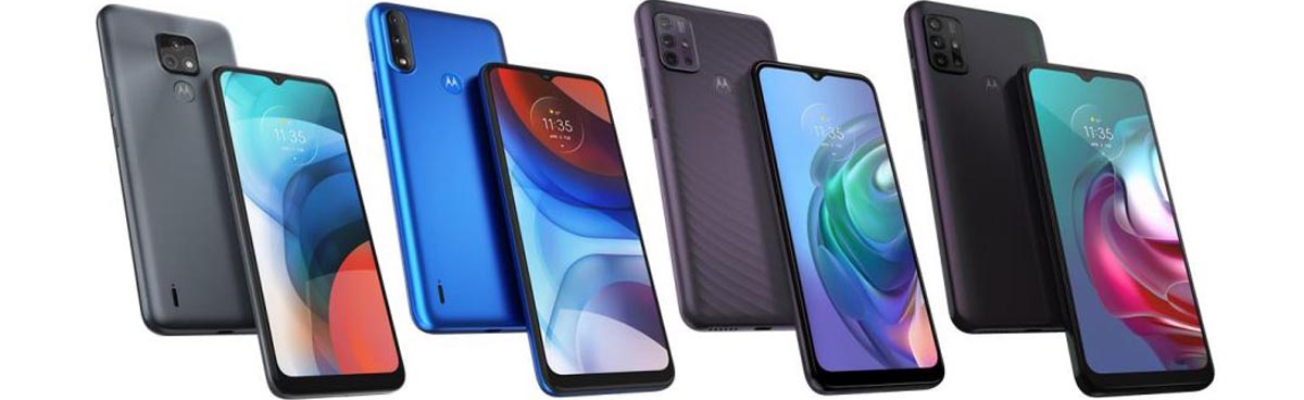 Range of new Motorola smartphones