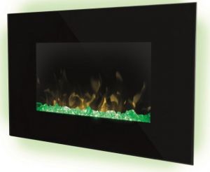 Dimplex Toluca Deluxe 2kW Optiflame LED Wall-Mounted Electric Fire