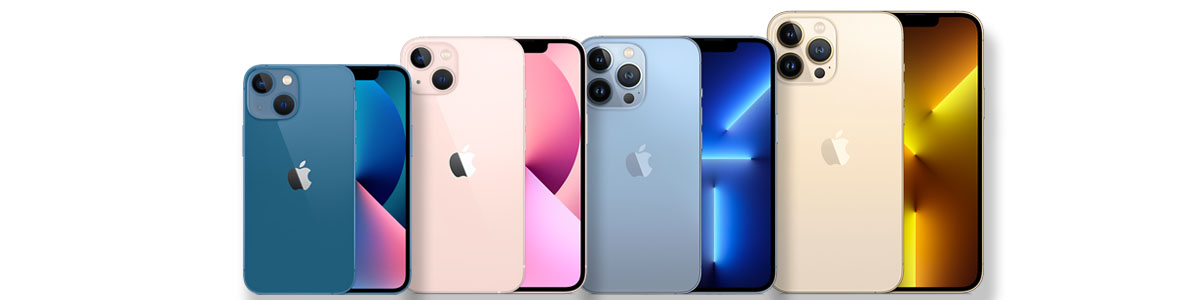 Range of iPhone 13 phones