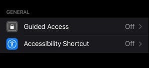 General Accessibility Features iPhone