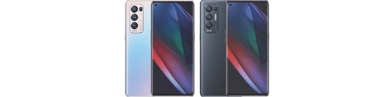 Four OPPO Find X3 Neo phones
