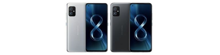 The ASUS Zenfone 8, available in two colours