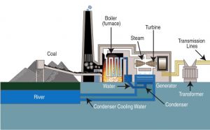 Coal Fired Power Station Diagram