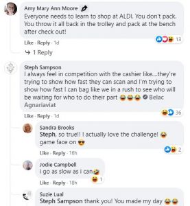 ALDI hacks social media comments