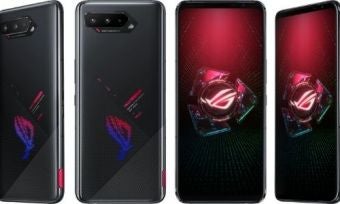 The ROG Phone 5 from four different angles
