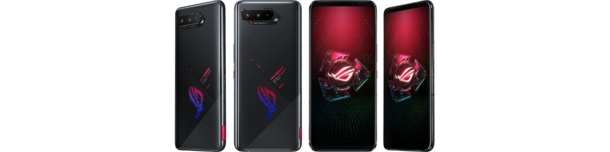 The ROG Phone 5 from four different angles