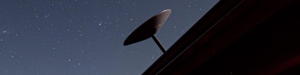 A Starlink satellite being used