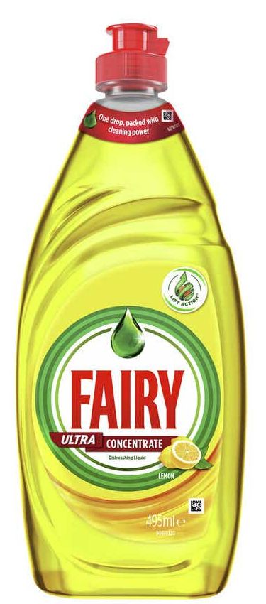 Fairy dishwashing liquid compared