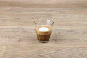 Macchiato on a bench top