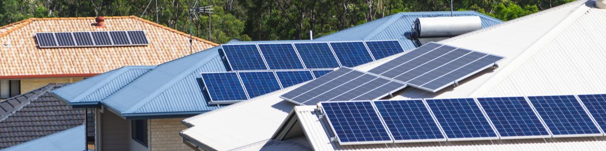 Rooftop solar on houses