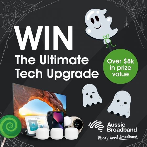 Aussie Broadband halloween competition banner