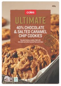 Coles Ultimate Salt Caramel Chip Cookies