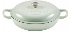 Cast Iron French Pan 3.2L – Blue or Green