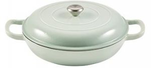 Cast Iron French Pan 3.2L – Blue or Green