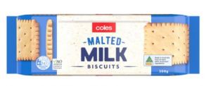 Coles Malted Milk Biscuits