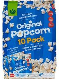 Woolworths Original Gluten-Free Popcorn 